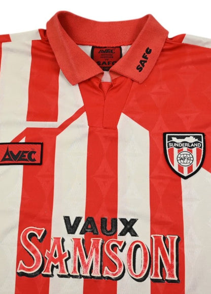 Maillot Sunderland Domicile 1994-96 Avec Vaux Vintage