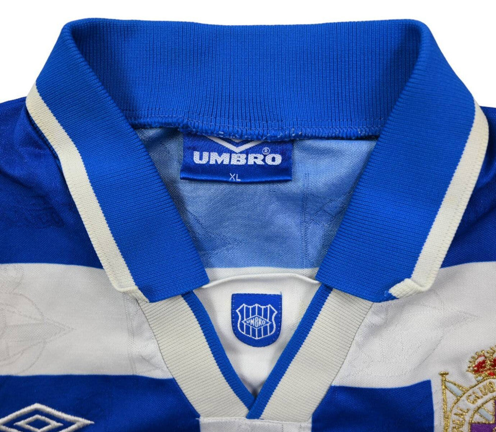 Maillot Deportivo La Coruña 1994-97 Domicile Umbro Vintage