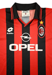 Maillot AC Milan Domicile 1995-96 Lotto Manches Longues Vintage