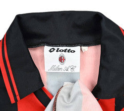 Maillot AC Milan 1995-96 Lotto Maldini Manches Longues Vintage