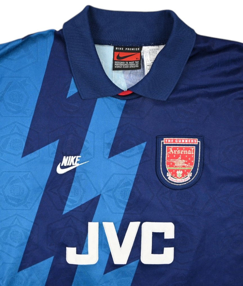 Maillot Arsenal Extérieur Nike 1995-96 Merson Vintage JVC