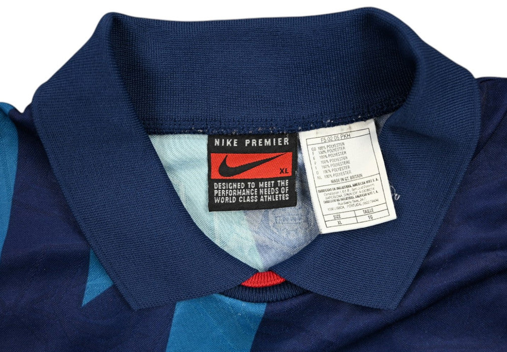 Maillot Arsenal Extérieur Nike 1995-96 Merson Vintage JVC