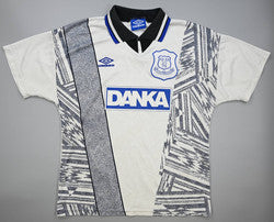 Maillot Everton Extérieur Umbro 1995-96 Vintage DANKA – M