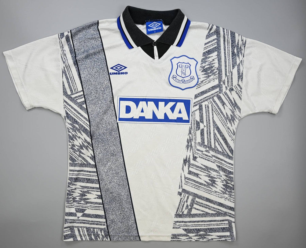 Maillot Everton Extérieur Umbro 1995-96 Vintage DANKA – M