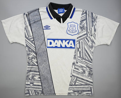 Maillot Everton Extérieur Umbro 1995-96 Vintage DANKA – M