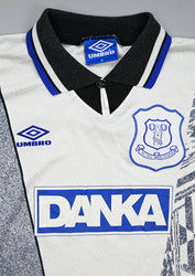 Maillot Everton Extérieur Umbro 1995-96 Vintage DANKA – M