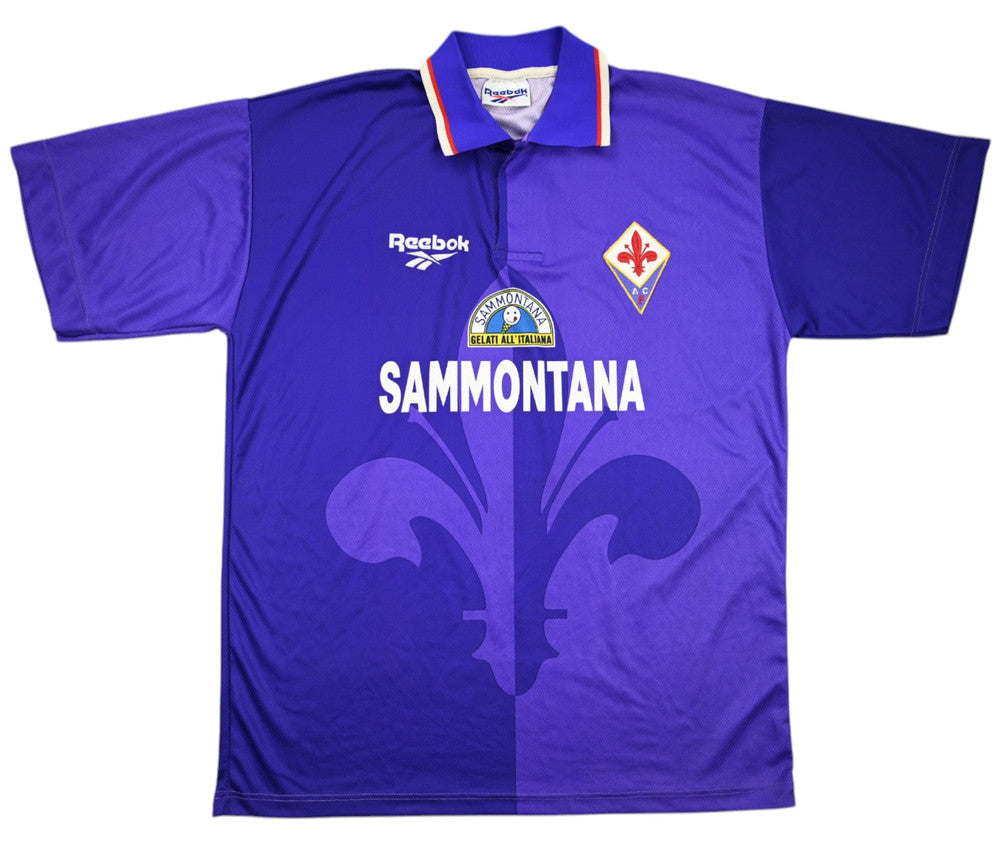 Maillot Fiorentina 1995-96 Domicile Reebok Vintage - 9/10