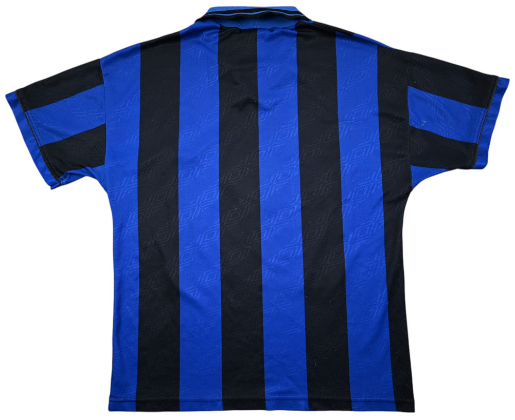 Maillot Inter Milan Domicile 1995-96 Umbro Pirelli vintage