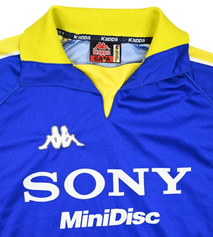 Maillot Juventus Extérieur Adidas 1995-96 Vintage Manches Longues