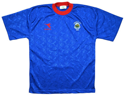 Maillot Linfield FC Domicile Diadora 1995-96 vintage - collector