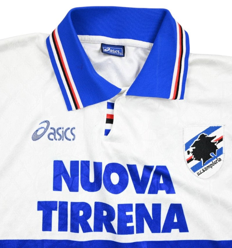 Maillot Extérieur Sampdoria 1995-96 Asics Nuova Tirrena vintage