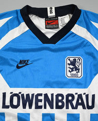 Maillot TSV 1860 München Domicile Nike 1995-96 Vintage Löwenbräu