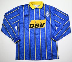 Maillot Werder Bremen 1995-96 Puma Basler Domicile Vintage