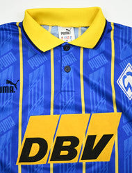 Maillot Werder Bremen 1995-96 Puma Basler Domicile Vintage