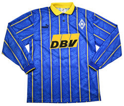 Maillot Werder Bremen 1995-96 Puma Basler Domicile Vintage