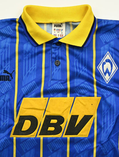 Maillot Werder Bremen 1995-96 Domicile Puma Vintage Baiano