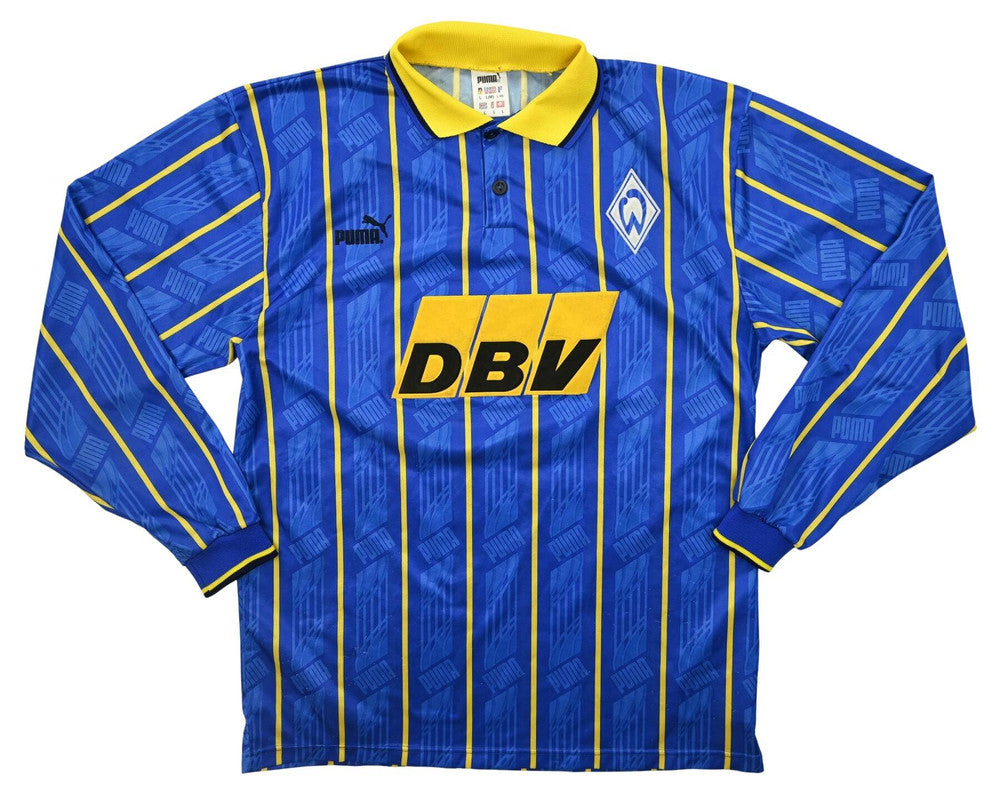 Maillot Werder Bremen 1995-96 Domicile Puma Vintage Baiano