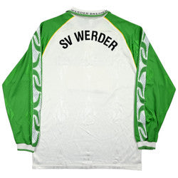 Maillot Werder Bremen Extérieur Puma 1995-96 Manches Longues Vintage