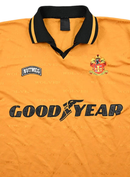 Maillot Wolverhampton Extérieur Nutmeg 1995-96 vintage Good Year