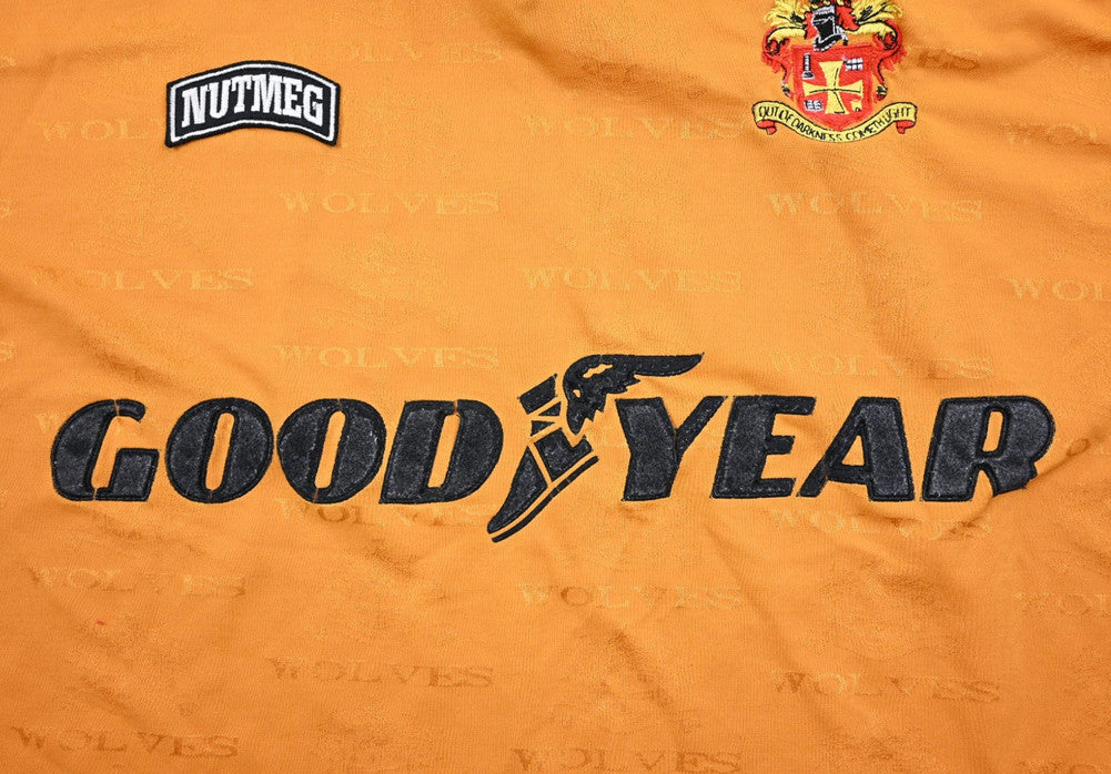 Maillot Wolverhampton Extérieur Nutmeg 1995-96 vintage Good Year