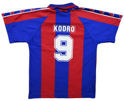 Maillot FC Barcelona 1995-97 Domicile Flocqué Kodro Vintage