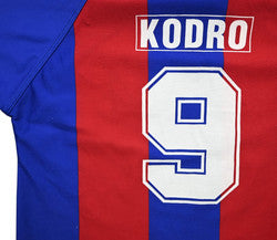 Maillot FC Barcelona 1995-97 Domicile Flocqué Kodro Vintage