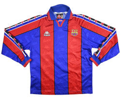 Maillot FC Barcelona 1995-97 Kappa Manches Longues Vintage S