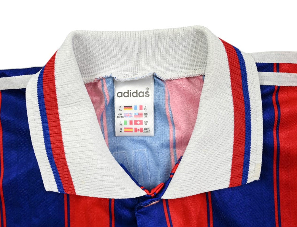 Maillot Bayern Munich 1995-97 Adidas OPEL vintage domicile XL
