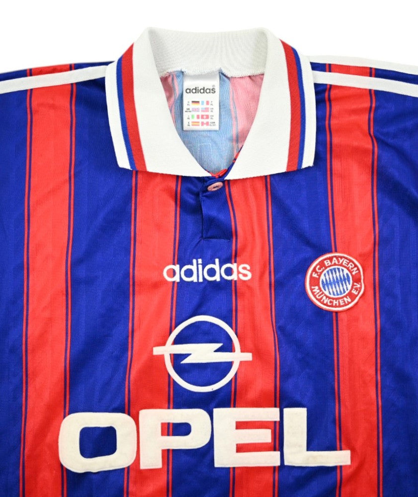 Maillot Bayern Munich 1995-97 Adidas OPEL vintage domicile XL