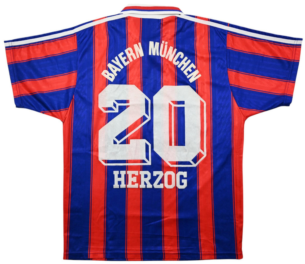 Maillot Bayern Munich 1995-97 Adidas Herzog Domicile Vintage