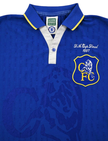Maillot Chelsea Domicile 1995-97 Score Draw Vintage Collector