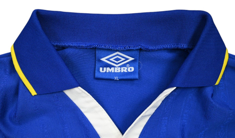 Maillot Chelsea 1995-97 Umbro Domicile Vintage Gullit Coors