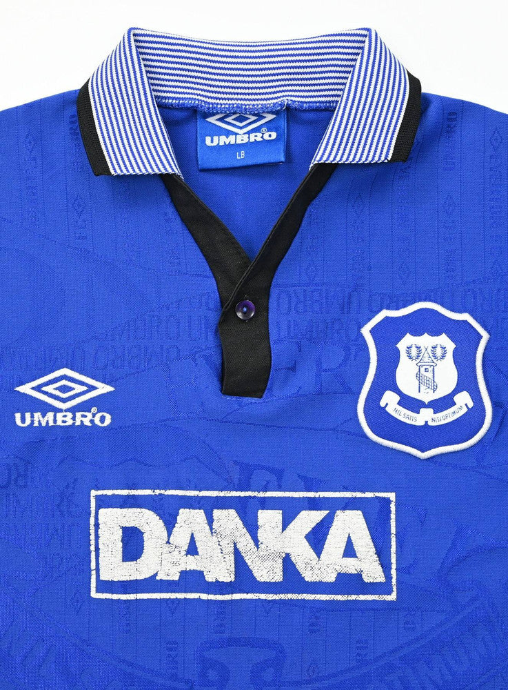 Maillot Everton 1995-97 Umbro vintage L Boys | DANKA