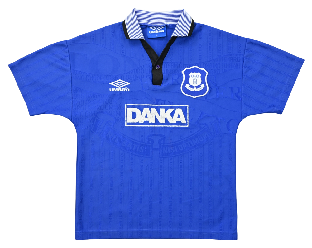 Maillot Everton 1995-97 Umbro vintage L Boys | DANKA