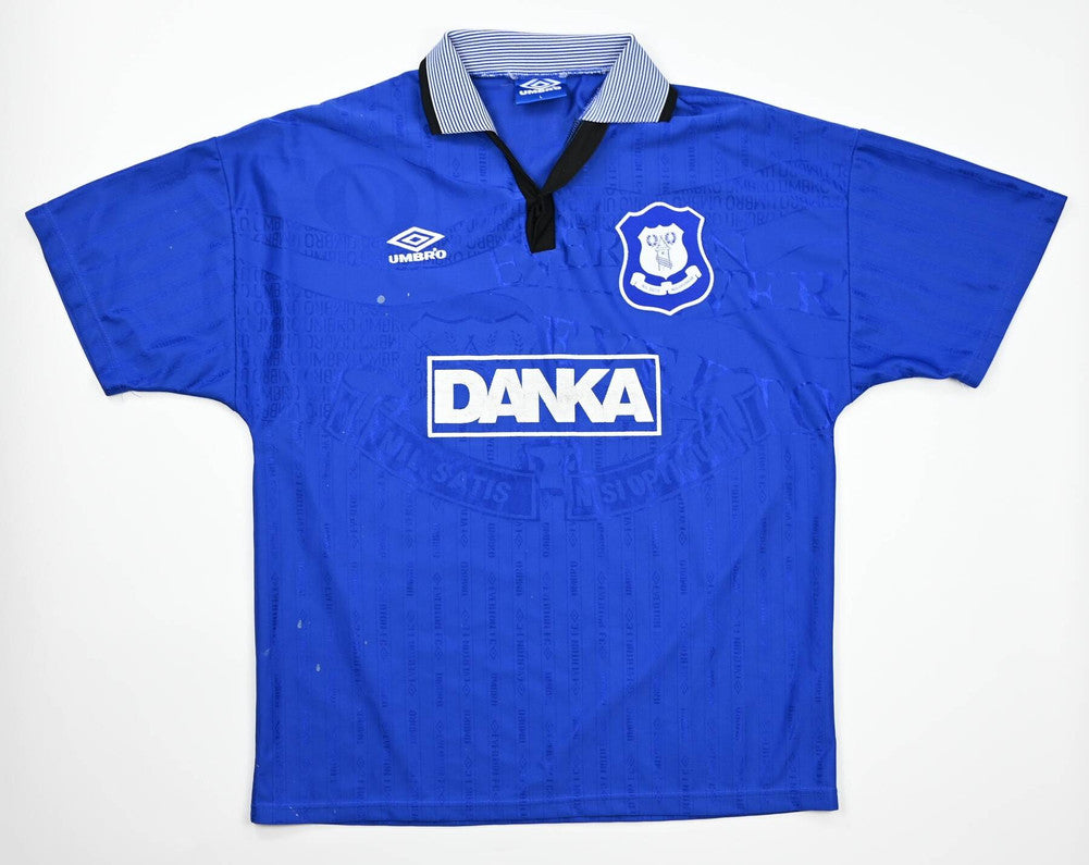 Maillot Everton Domicile 1995-97 Umbro Vintage DANKA - L