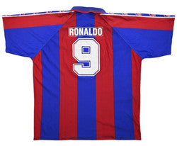 Maillot FC Barcelona 1995-97 Ronaldo Domicile Vintage Official XL