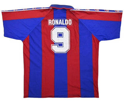 Maillot FC Barcelona 1995-97 Ronaldo Domicile Vintage Official XL