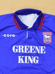 Maillot Ipswich Town Domicile 1995-97 Core vintage Greene King