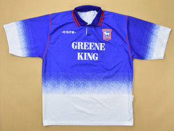 Maillot Ipswich Town Domicile 1995-97 Core vintage Greene King