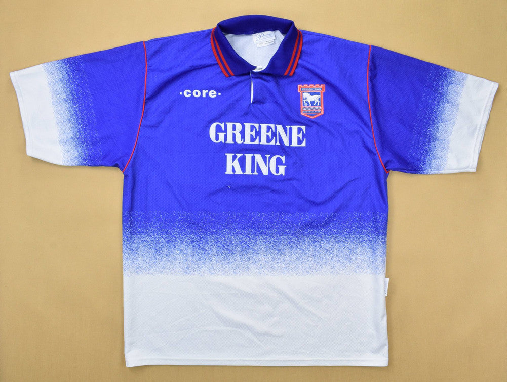 Maillot Ipswich Town Domicile 1995-97 Core vintage Greene King