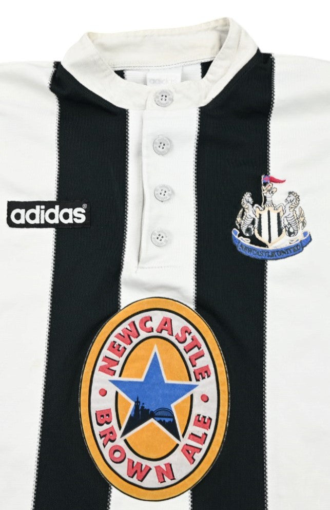 Maillot Newcastle United Domicile Adidas 1995-97 vintage - L