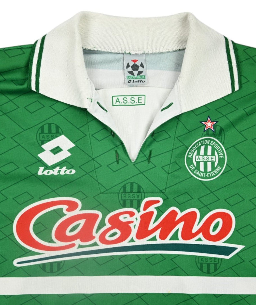 Maillot Saint-Étienne 1995-97 Domicile Lotto Vintage - Sagnol