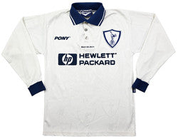 Maillot Tottenham 1995-97 Manches Longues Pony Vintage Domicile