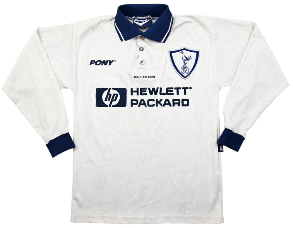 Maillot Tottenham 1995-97 Manches Longues Pony Vintage Domicile