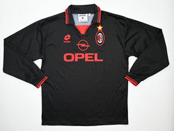 Maillot AC Milan Extérieur 1996-97 Lotto Vintage XXL Manches Longues