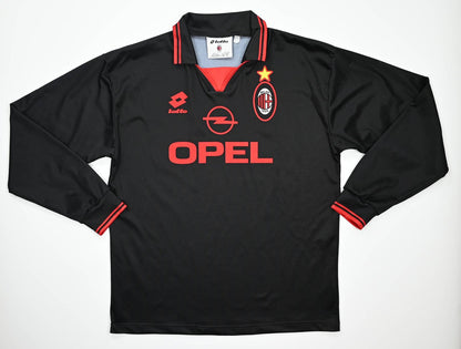 Maillot AC Milan Extérieur 1996-97 Lotto Vintage XXL Manches Longues