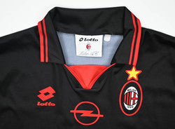 Maillot AC Milan Extérieur 1996-97 Lotto Vintage XXL Manches Longues
