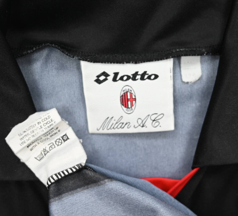 Maillot AC Milan Extérieur 1996-97 Lotto Vintage XXL Manches Longues