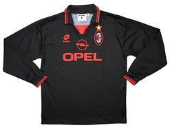 Maillot AC Milan Extérieur 1996-97 Lotto Vintage XXL Manches Longues
