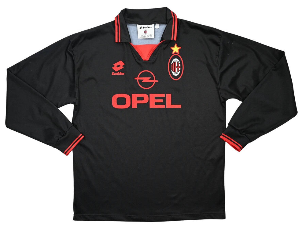 Maillot AC Milan Extérieur 1996-97 Lotto Vintage XXL Manches Longues